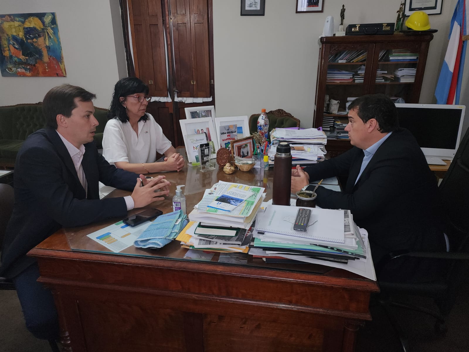 Hubo una Reunión con las Autoridades Electas
