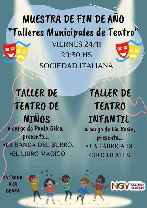 Cierre de los Talleres Culturales Municipales de Teatro Infantil