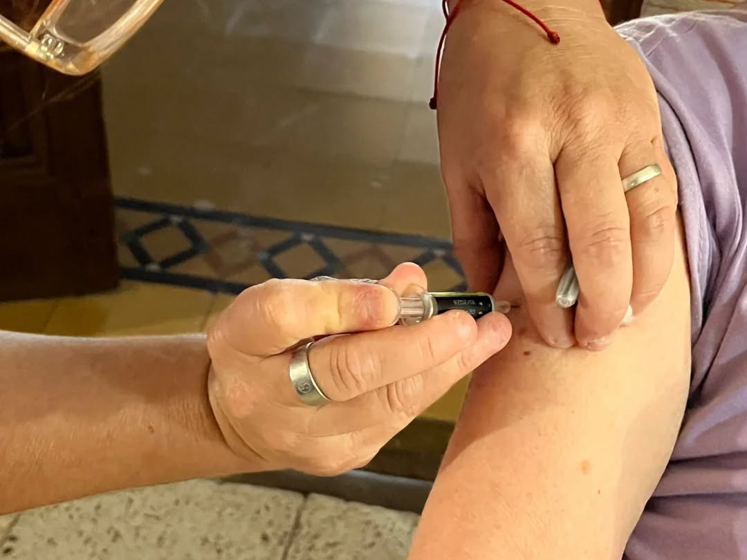 Se realizó la Vacunación Antigripal en las Residencias de Adultos Mayores