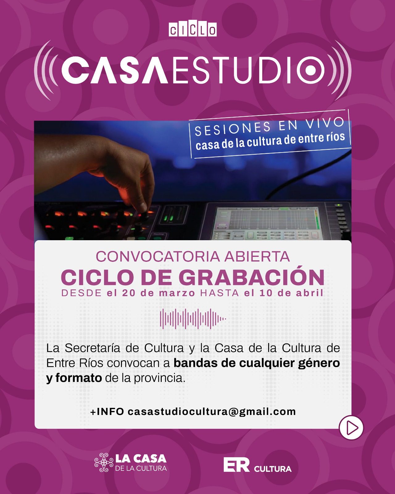 Abrimos Convocatoria para Casa Estudio