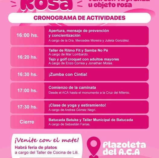 Caminata Rosa en Nogoyá