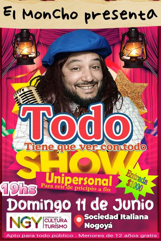 “El Moncho” y un Show Humorístico