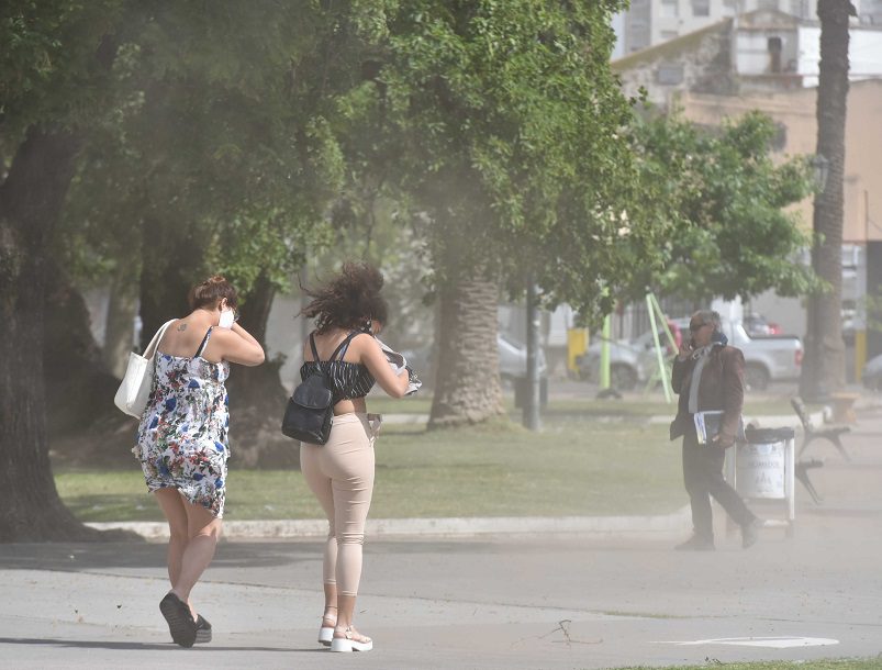 Con vientos del sudeste, el descenso de temperatura se hace notar