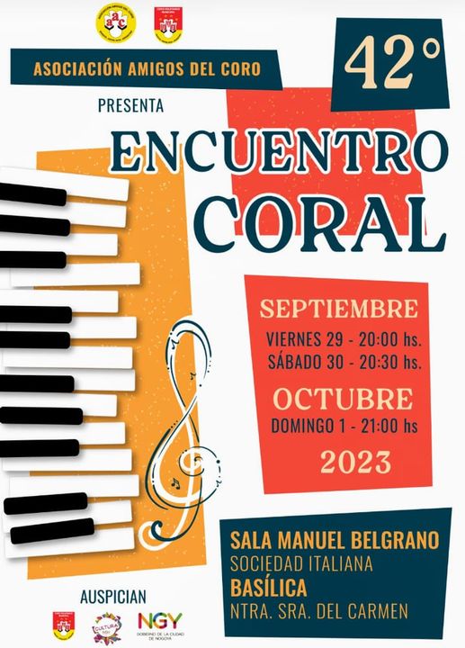 Llega el 42° Encuentro Coral a Nogoyá
