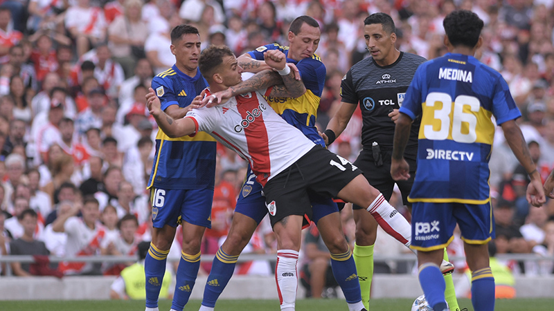River Plate y Boca Juniors igualaron 1-1 en el Monumental