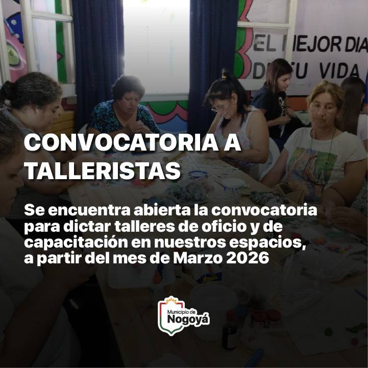 Convocatoria Abierta para brindar Talleres de Oficio y Capacitación en el Área de la Mujer, Género y Diversidad