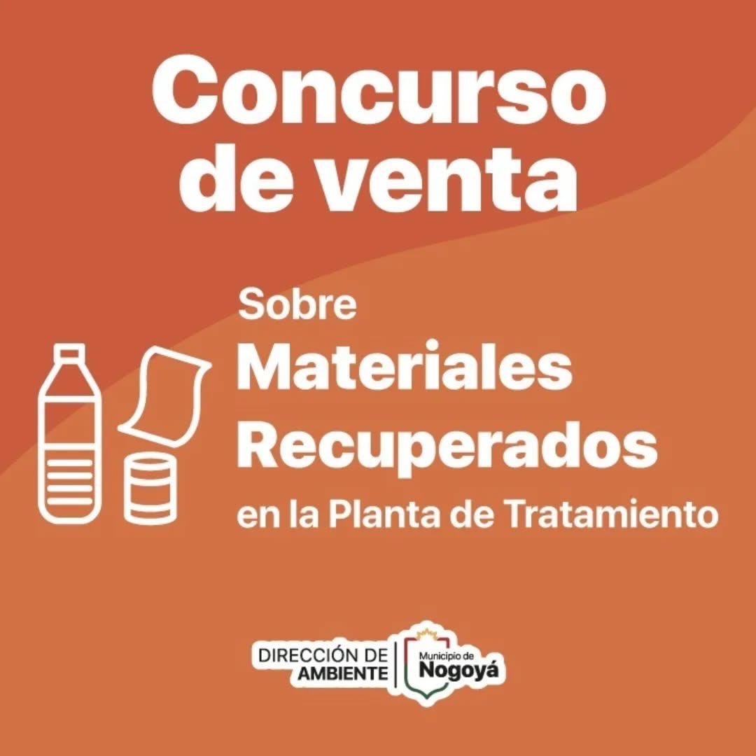 Concurso de Venta de Materiales Recuperados en la Planta de Tratamiento