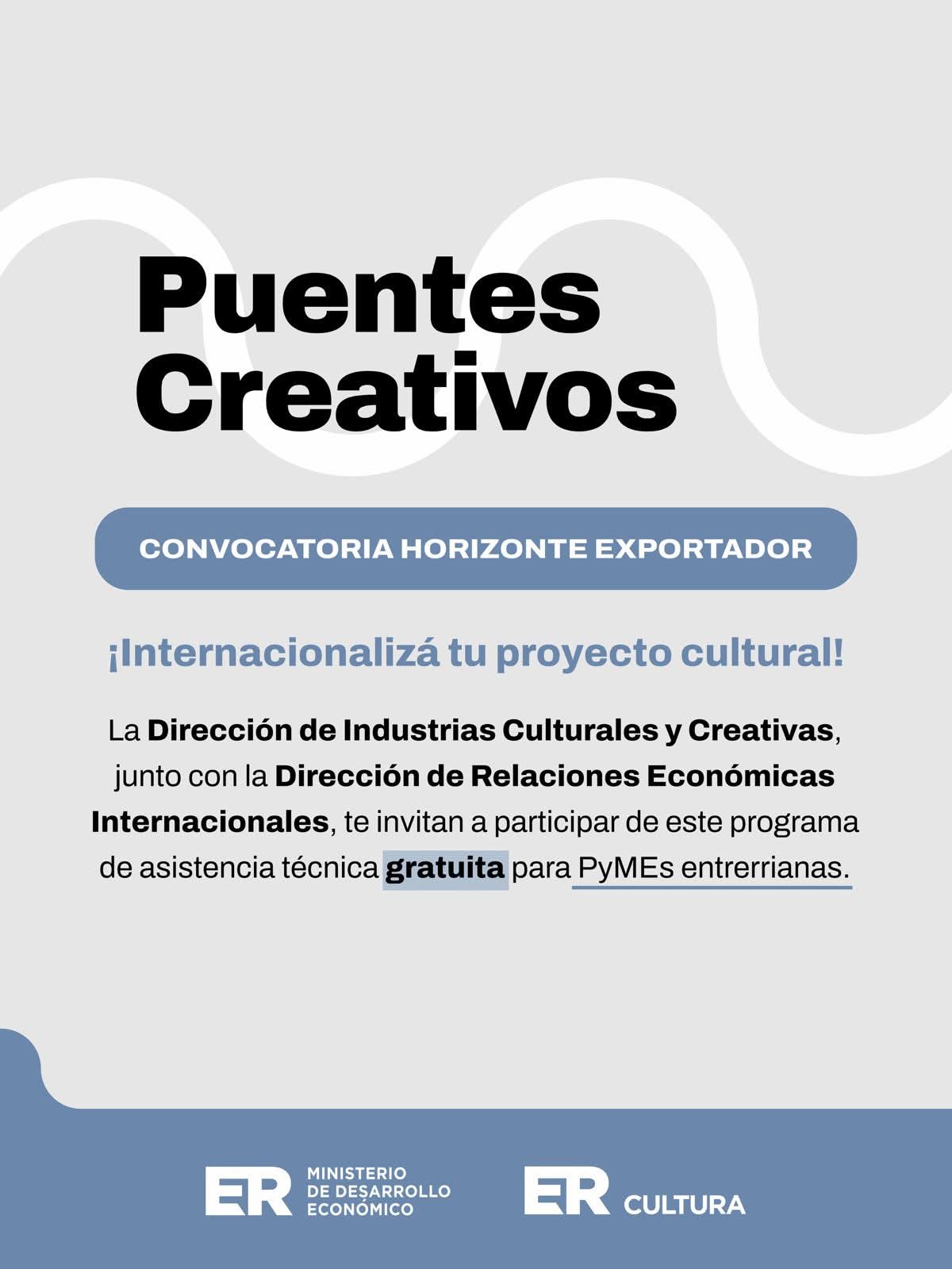 Puentes Creativos: Convocatoria Horizonte Exportador