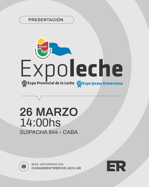 Mañana se presentará en Capital Federal La Expo Provincial de la Leche 2026