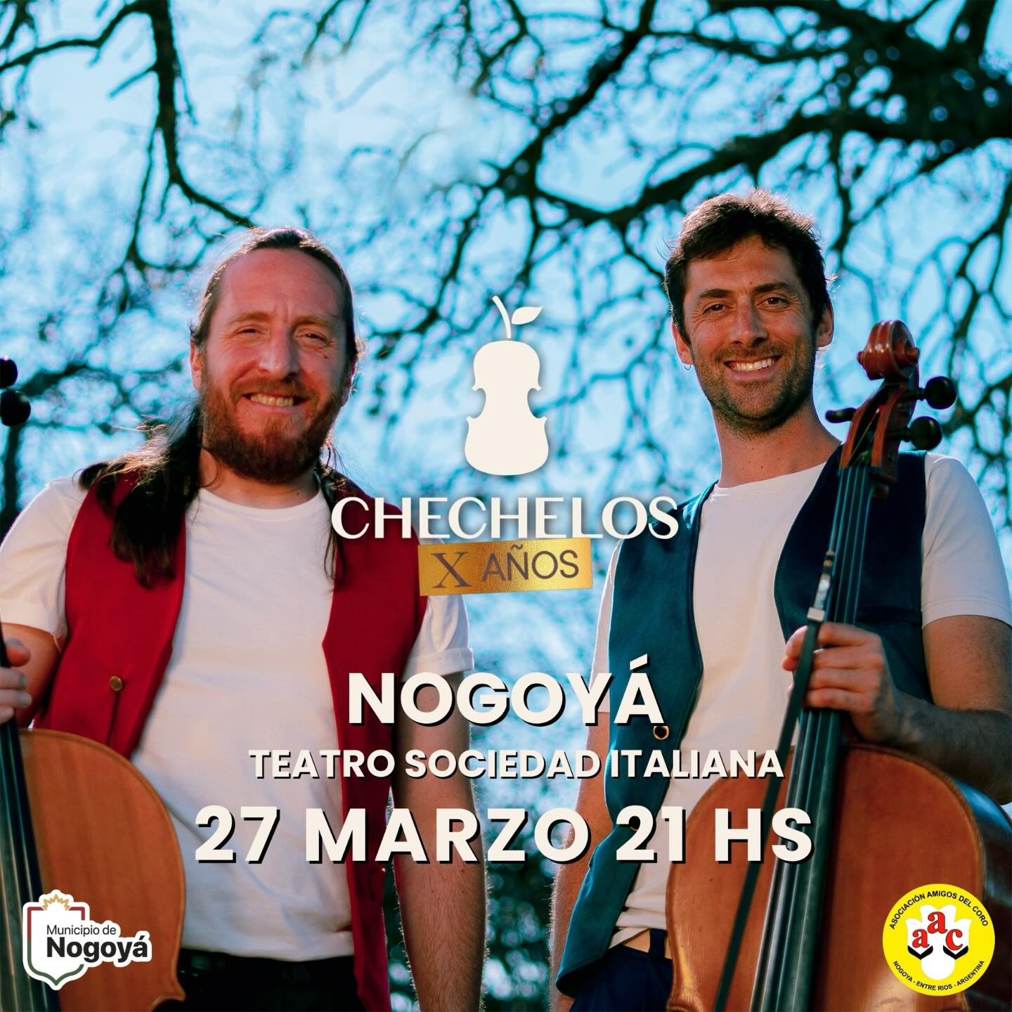 Llega a Nogoyá el Dúo “Chechelos”