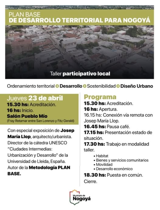 Taller sobre el Desarrollo Territorial para Nogoyá