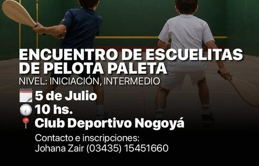 Encuentro de Escuelitas de Pelota Paleta
