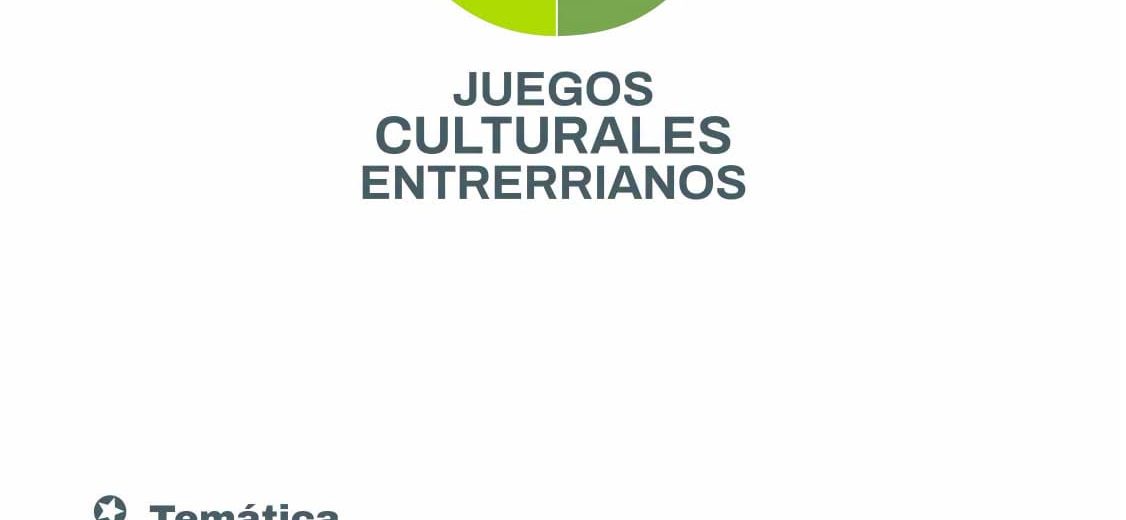 Llega la Edición 2026 de los Juegos Culturales Entrerrianos