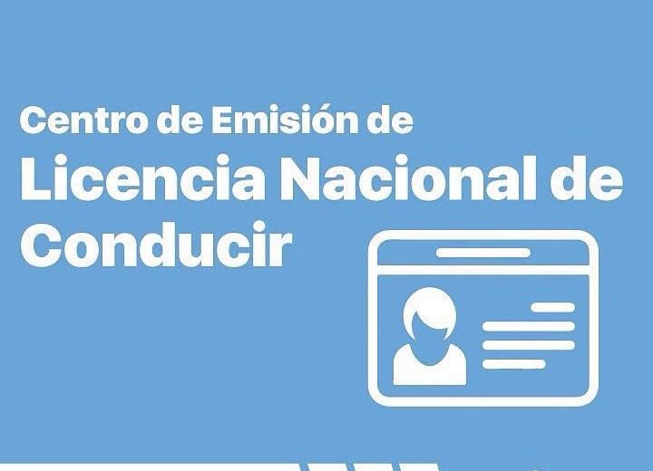 El Centro de Emisión de la Licencia Nacional de Conducir atenderá con horario reducido por una Capacitación