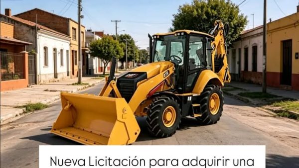 La Municipalidad llama a Licitación Pública para la Adquisición de una Retroexcavadora