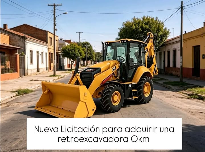 La Municipalidad llama a Licitación Pública para la Adquisición de una Retroexcavadora