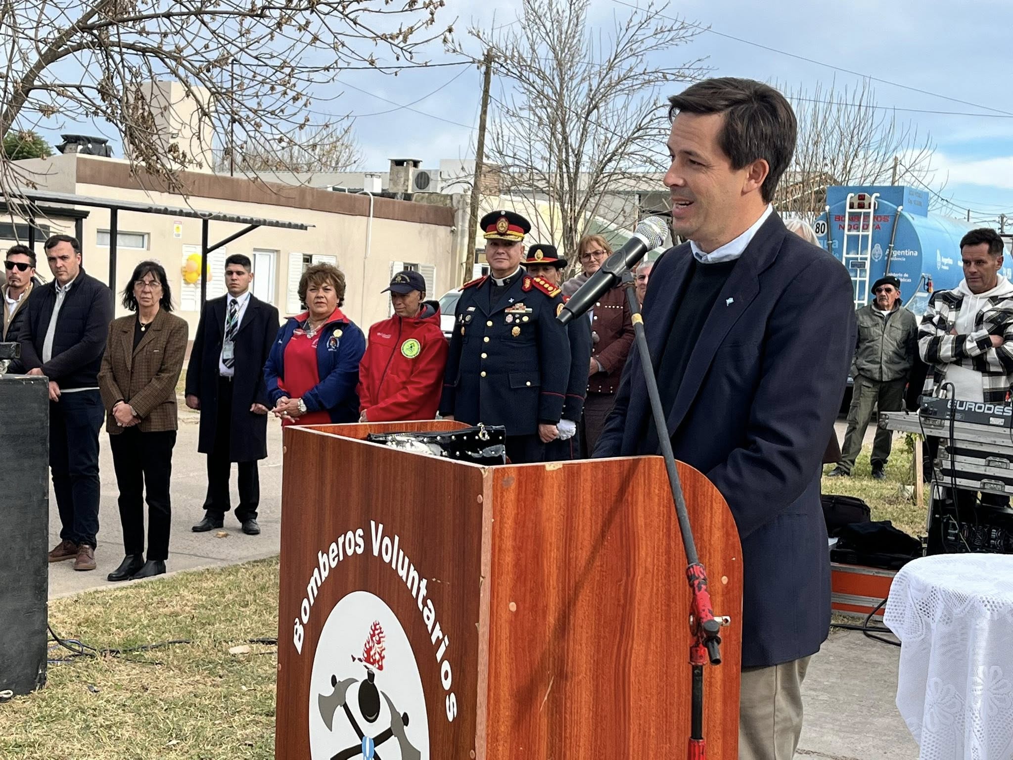 Acto por el Dïa Nacional del Bombero Voluntario