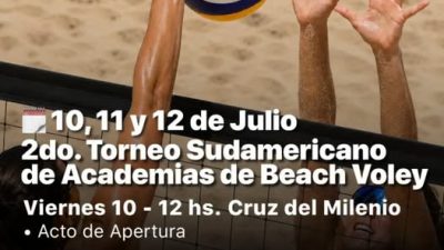 Nogoyá será Sede del 2° Torneo Sudamericano de Academias de Beach Vóley