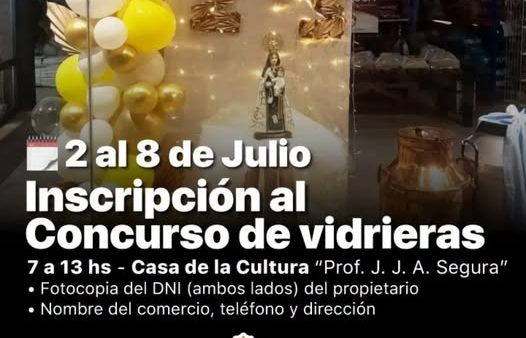 Concurso de Vidrieras en el Mes Aniversario de Nogoyá