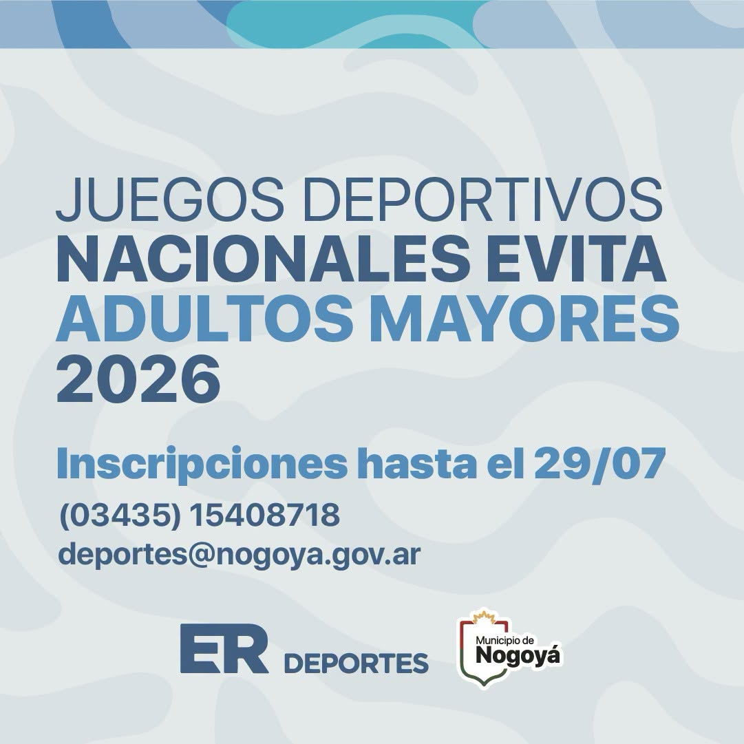 Están Abiertas las Inscripciones para los Juegos Deportivos Nacionales Evita de Adultos Mayores 2026