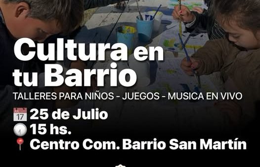 “Cultura en tu Barrio” en Barrio San Martín