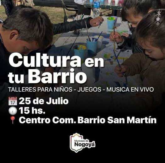 “Cultura en tu Barrio” en Barrio San Martín