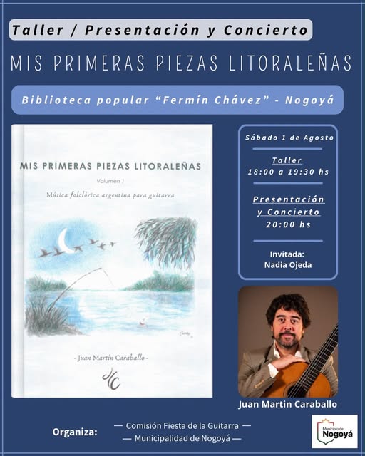 Juan Martín Caraballo presenta: “Mis Primeras Piezas Litoraleñas