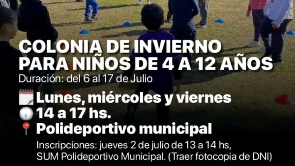 Llega la Colonia de Vacaciones para Niños