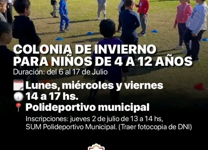 Llega la Colonia de Vacaciones para Niños