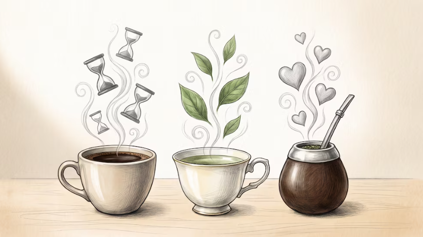 Por qué el consumo de café, té y mate se asocia a una mayor longevidad, según un experto