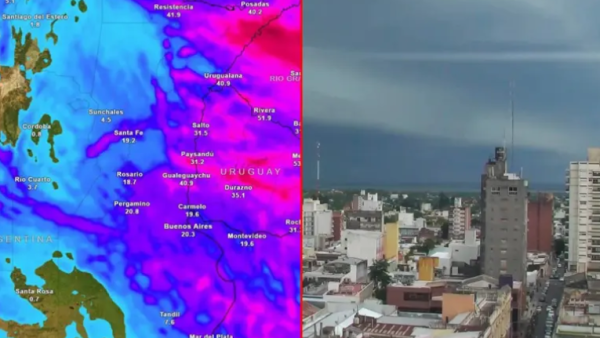 Lluvias en Entre Ríos: anticipan tormentas y el regreso del frío tras varios días