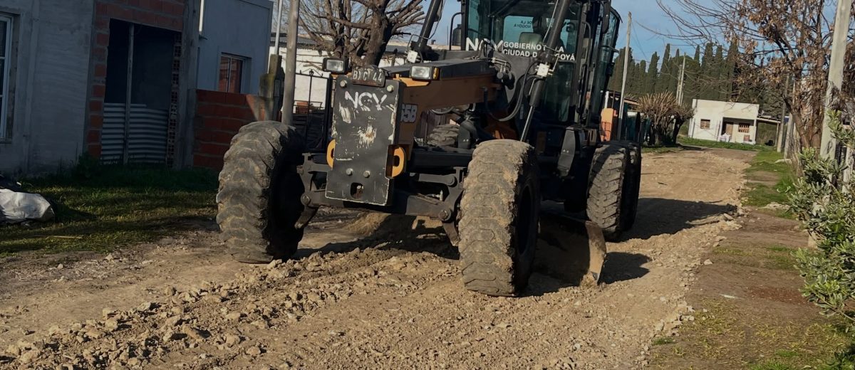 El Municipio de Nogoyá continúa consolidando el Plan de Mantenimiento de calles