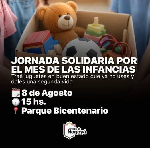 Jornada Solidaria por el Mes de las Infancias
