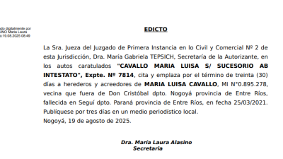 EDICTO