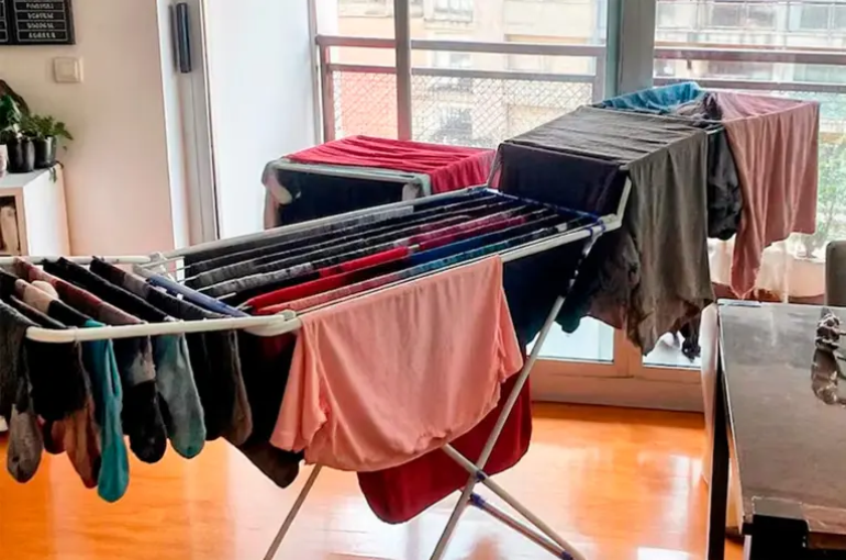 Cómo secar la ropa más rápido en días fríos, húmedos y sin sol