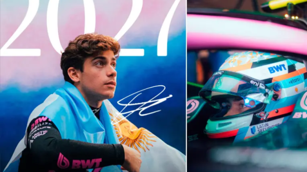 Franco Colapinto fue confirmado como piloto de Alpine para la temporada 2027