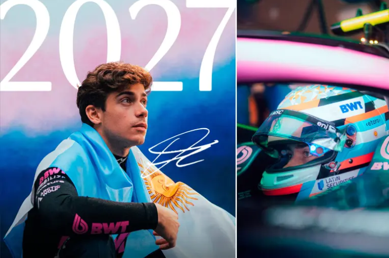 Franco Colapinto fue confirmado como piloto de Alpine para la temporada 2027