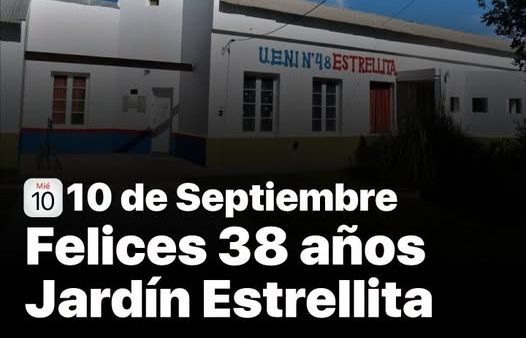 10 de Septiembre: “El Jardín Estrellita cumple 38 Años”
