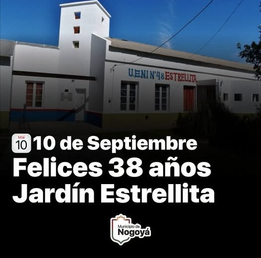 10 de Septiembre: “El Jardín Estrellita cumple 38 Años”