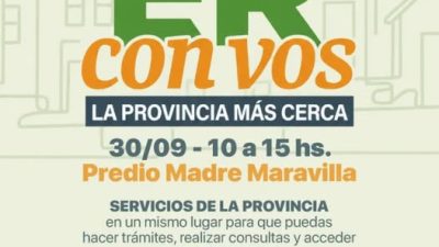 Llega a Nogoyá el Programa “ER CON VOS”