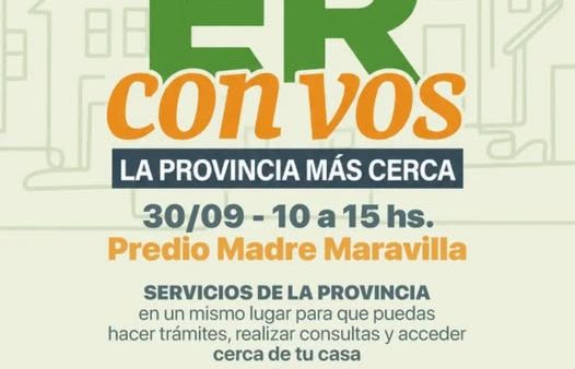 Llega a Nogoyá el Programa “ER CON VOS”