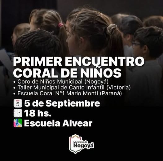 Primer Encuentro Coral de Niños en Nogoyá