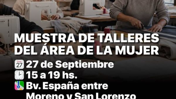 Muestra de Talleres del Área de la Mujer, Género y Diversidad