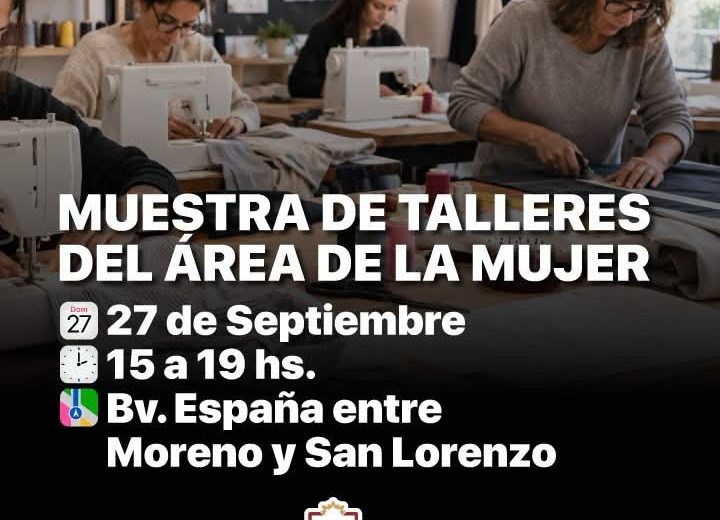 Muestra de Talleres del Área de la Mujer, Género y Diversidad