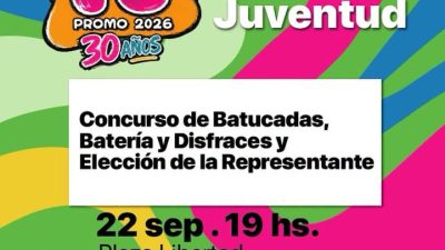 Gran Cierre de la Fiesta de la Juventud 2026: Concurso de Batucadas, Baterías y Disfraces y Elección de la Representante de los Estudiantes