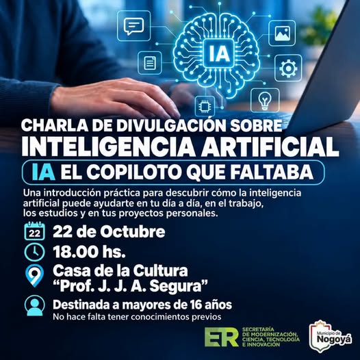Charla de Divulgación sobre Inteligencia Artificial