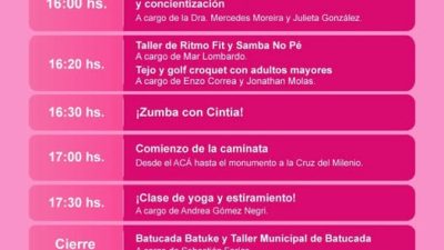 Caminata Rosa en Nogoyá