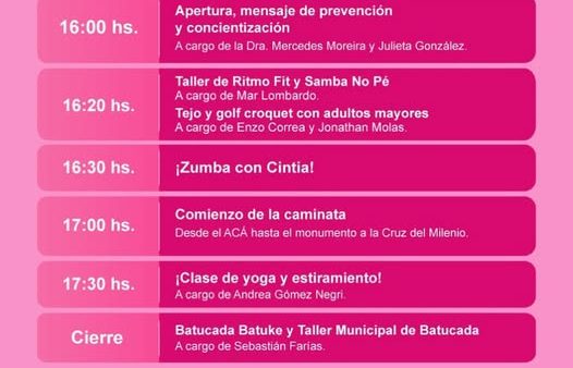 Caminata Rosa en Nogoyá