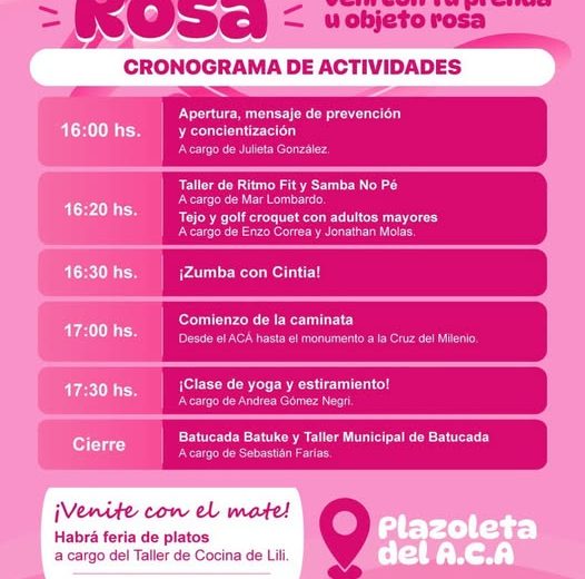 Caminata Rosa en Nogoyá