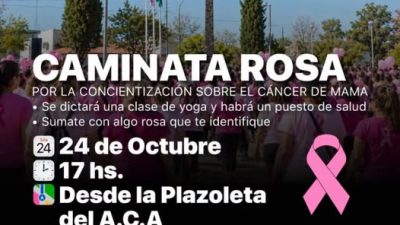 Caminata Rosa en Nogoyá